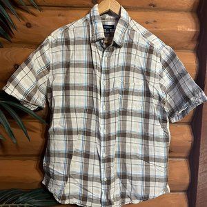 Croft&Barrow men's button down size Large short sleeve